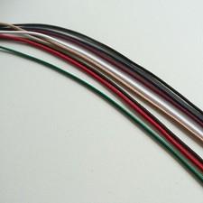 1mm wide round elastic stretch cord various colours & length -hat mask jewellery