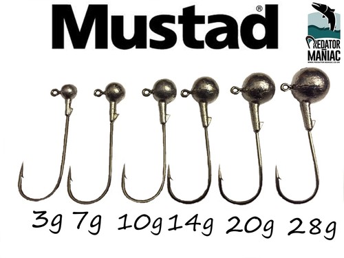 Round ball jig heads 0 - round, 6/0