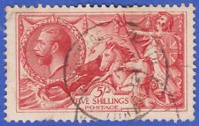 GB KGV 1919 5s ROSE RED