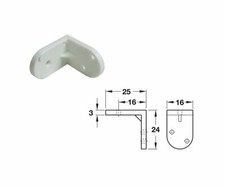 White Corner Angle Brackets