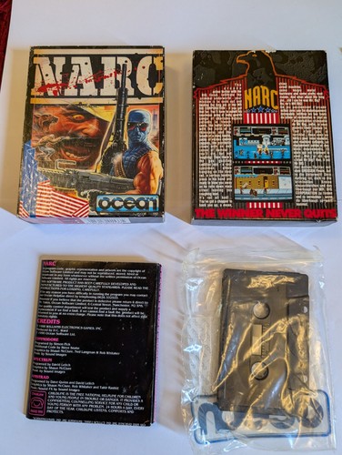 Narc c64 commodore 64 game - c64,