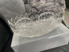 Vintage Oval Glass Bowl