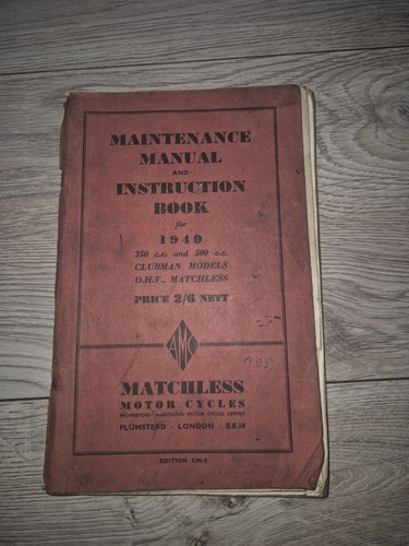 Vintage 1949 matchless 350cc - matchless,