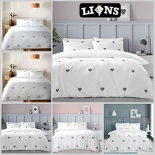 Embroidered duvet quilt cover - duvet,