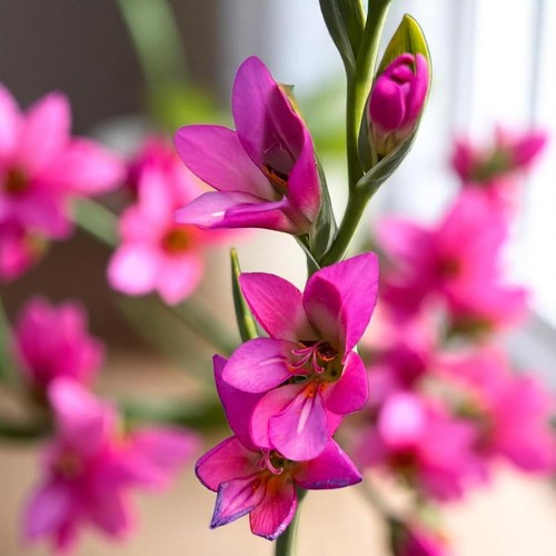 Gladioli byzantinus spring - gladioli,