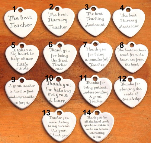 Teacher pendant charms for - teacher,