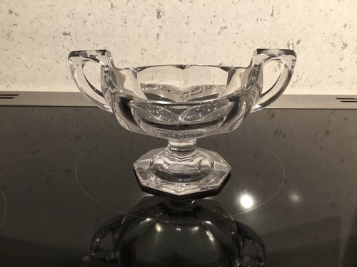 Mid 20thc pressed glass love - mid,