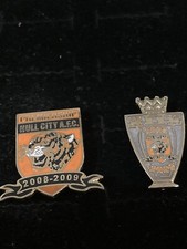 Pair Of Hull City Fc Badges 