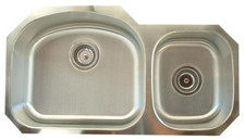 32" Stainless Steel Double