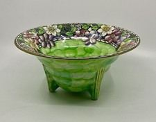 MALING THUMBPRINT CLEMATIS BOWL 11CM HIGH X 23 CM DIA SH23