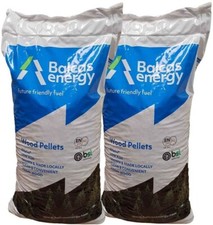 Wood Pellets BALCAS Brites 20KG (2 x 10kg) Ideal for Wood Pellet Burning Stove 