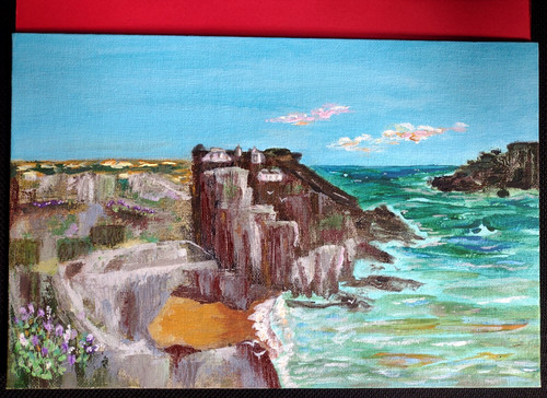 Original painting tenby - painting, "tenby"