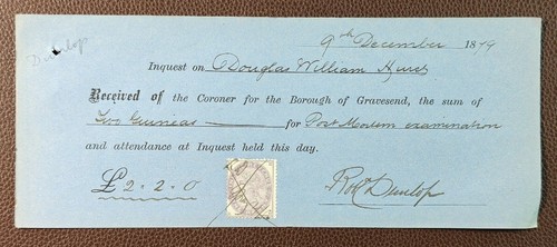 1879 gravesend kent - kent, coroner
