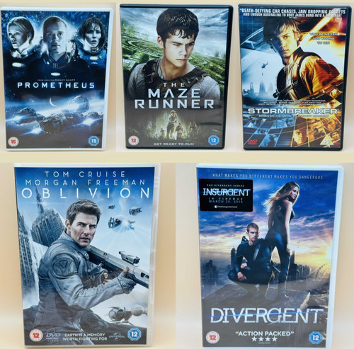 Sci action dvd - 5x,