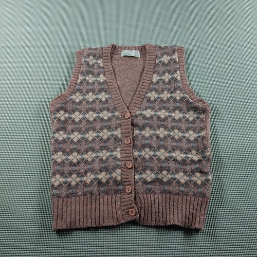 Vtg shetland vest womens - vtg,