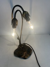 Vintage metal goose neck lily - goose,