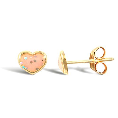 Stud earrings 9ct - 9ct, yellow