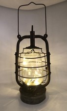 Vintage Tower Lite Paraffin Oil Hurricane Lamp Storm Lantern Light British Made