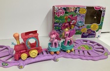 ✅ My Little Pony Friendship Express Train Hasbro 2011 with Ponies Working