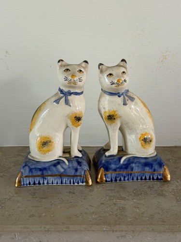 Antique pair staffordshire - antique, of