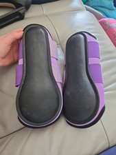 Full Size Gallop Liliac / Purple Neoprene Brushing Boots