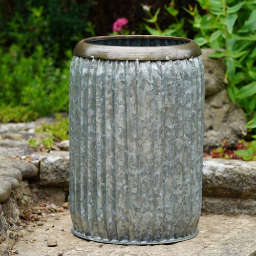 Galvanised vintage dolly tub - galvanised,