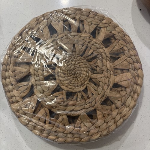 Set woven placemats round - set,