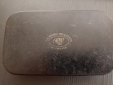 Richard wheatley fly box with vintage 35+ salmon and tube flies