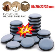 Stick-On Furniture Glides Teflon PTFE Glider Pads Chair Sofa Moving Feet Sliders