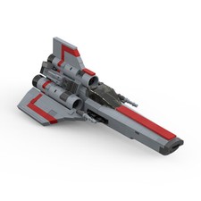 ZITIANYOUBUILD Colonial Viper MK1 606 Bricks Gray Version from TV Show