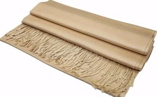 Pashmina Scarf 100% Viscose Plain Wrap Shawl Stole Many Colours 200g TOP QUALITY