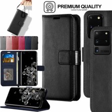 for Samsung S20 FE, S20 Plus S20 Ultra 5G Premium Flip Leather Wallet Stand Case