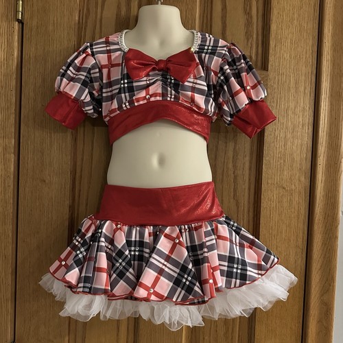 Pumpers plaid red - pumpers, white
