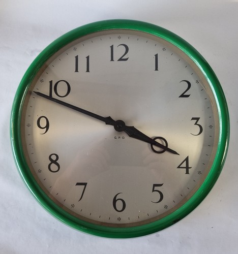 Vintage gpo wall clock 64b - gpo,