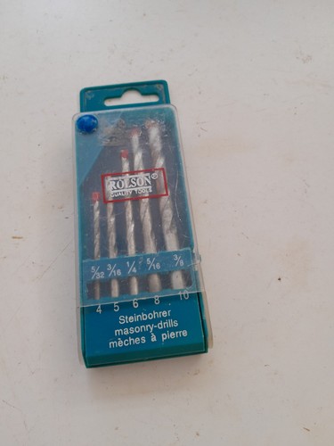 Piece masonry drill bits - 5,
