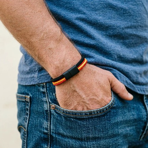 Men handmade rope bracelet - handmade,