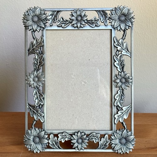 Vintage pewter openwork ornate - pewter,