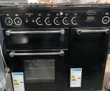Rangemaster 90 Dual Fuel Black/Chrome