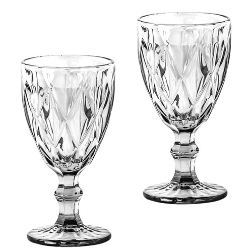 Vintage coloured wine glasses - coloured,