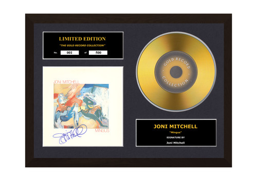Joni mitchell signed gold - joni, disc