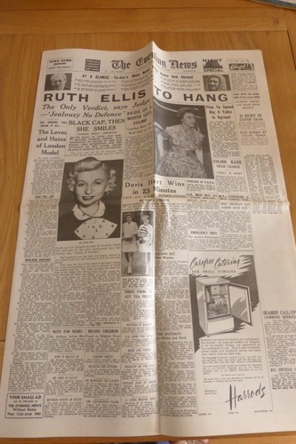 Newspaper ruth ellis - ruth, hang