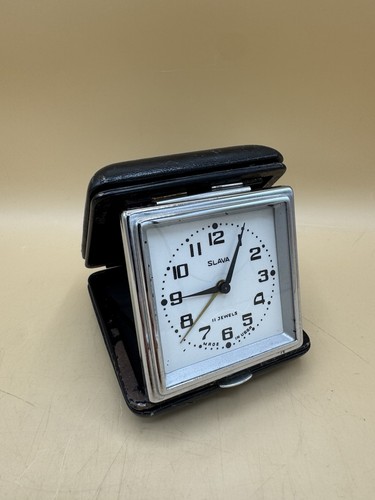 Slava travel alarm clock made - slava,