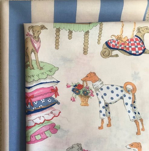 50cm squares hackney dogs - 50cm,