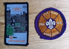 2 Scouts sew on patches 1974