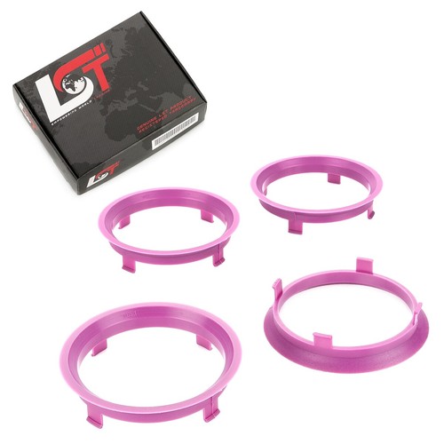 Centering rings magenta - 4x,