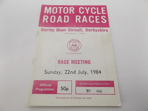 1984 darley moor - darley, programme