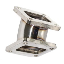 45 Deg SS Turbo Charger Flange