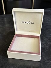 Genuine Pandora Large Bracelet Necklace Gift Box in Original Pink & White