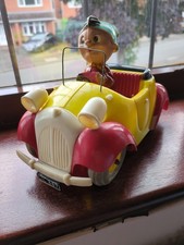 Vintage Battery Operated Noddys Car by Lincoln International Toys 1960s