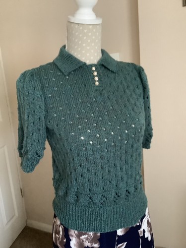 Hand knitted lady - hand, 1940s